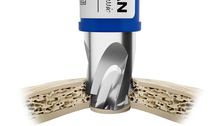 Fresa de corte vertical