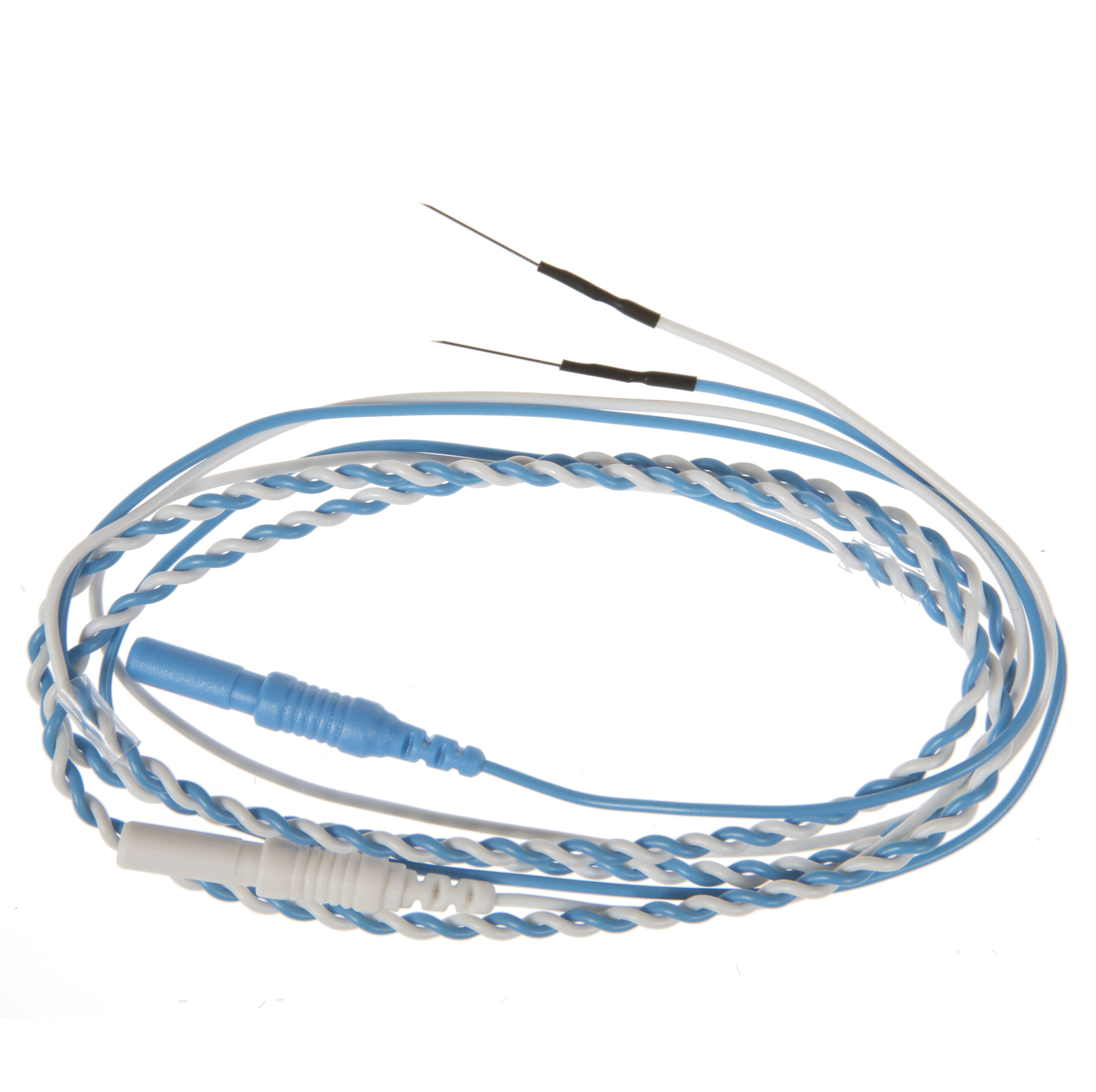 Electrodos de aguja trenzados